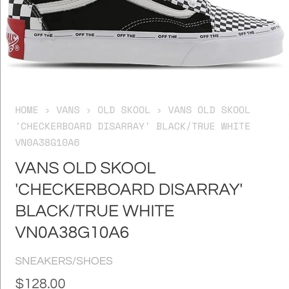 Vans off wall